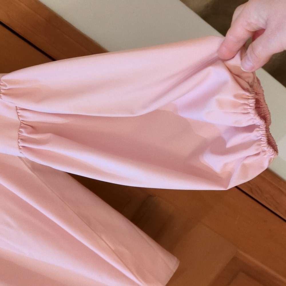 Make Me Chic Elegant Pink V-Neck Women's Top Size Large - Picture 8 of 12